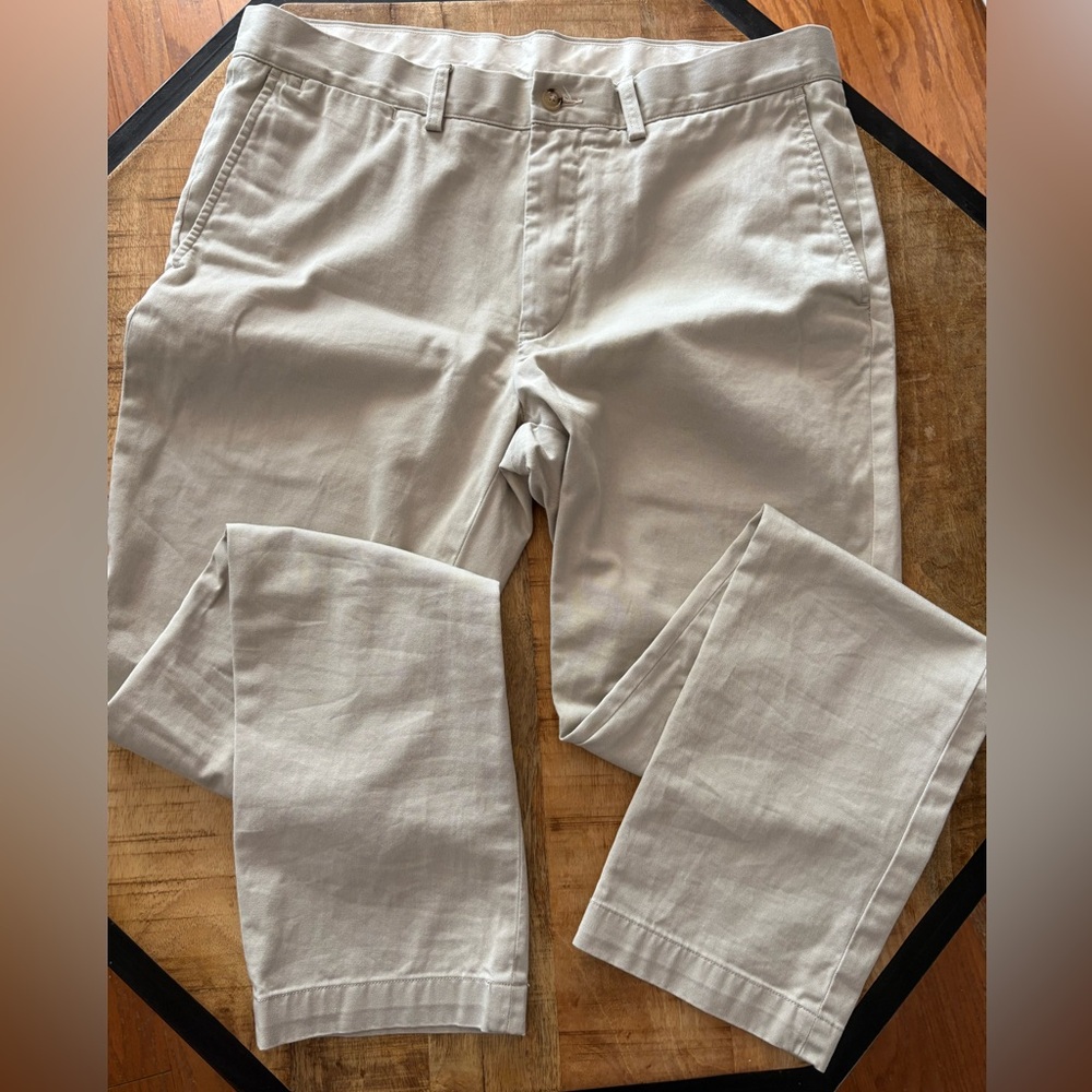 Ralph Lauren Polo Slim Fit chino pants waist 34 length 32 Cotton-worn once EUC